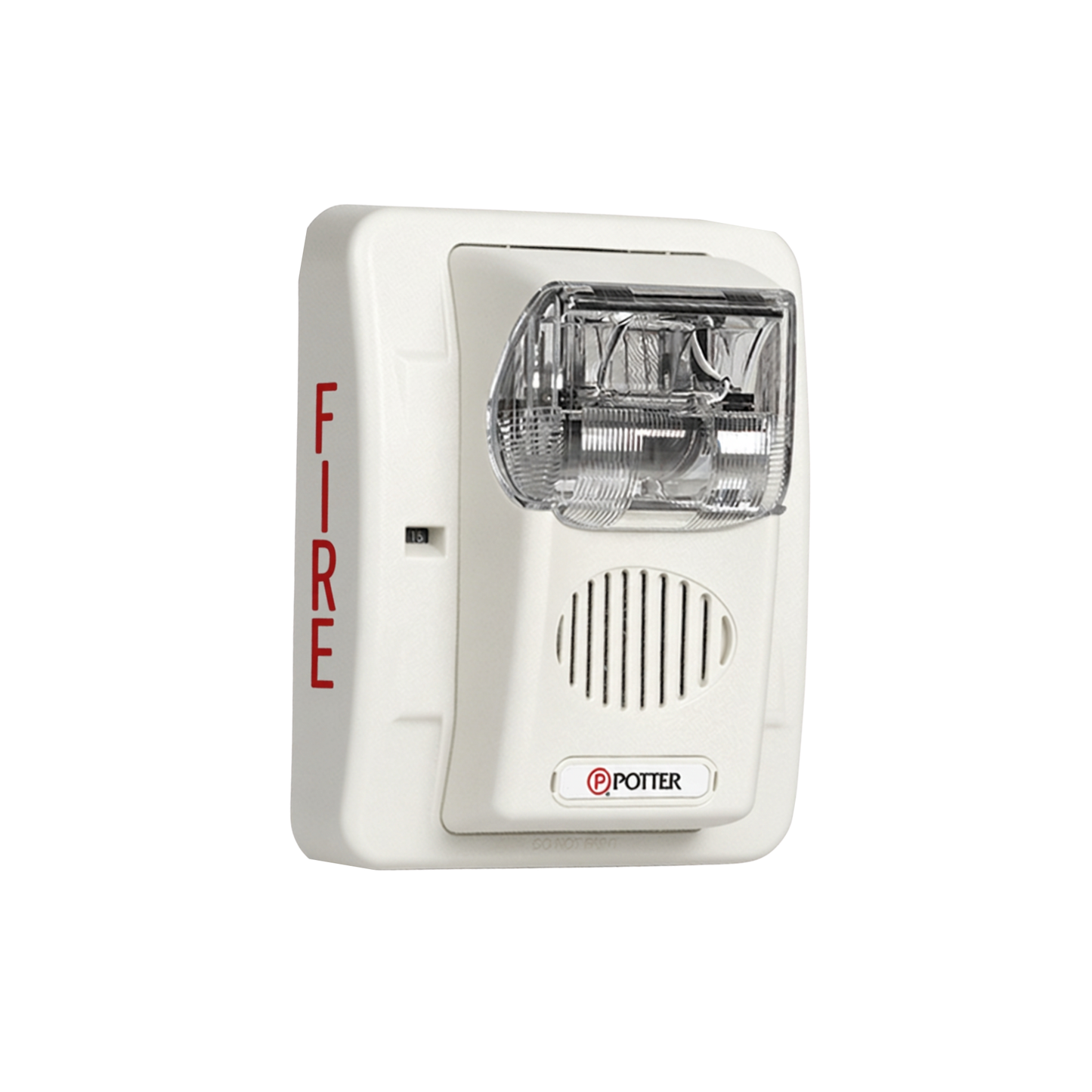 HS-24WW HS-24 Series Selectable Candela Wall Mount Horn Strobe, 24V DC, White