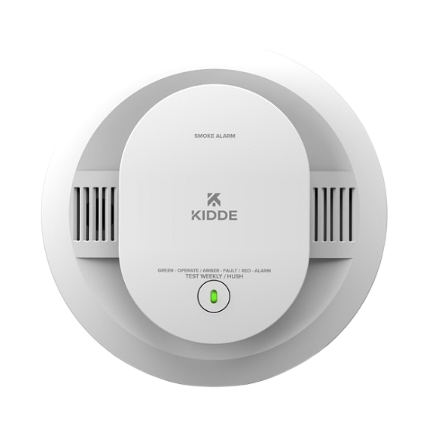 SMACFEX Hardwired Smoke Alarm w/ AA Battery Backup